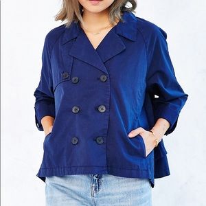 SHOP CLOSING! Urban Outfitters Blue Trench Coat